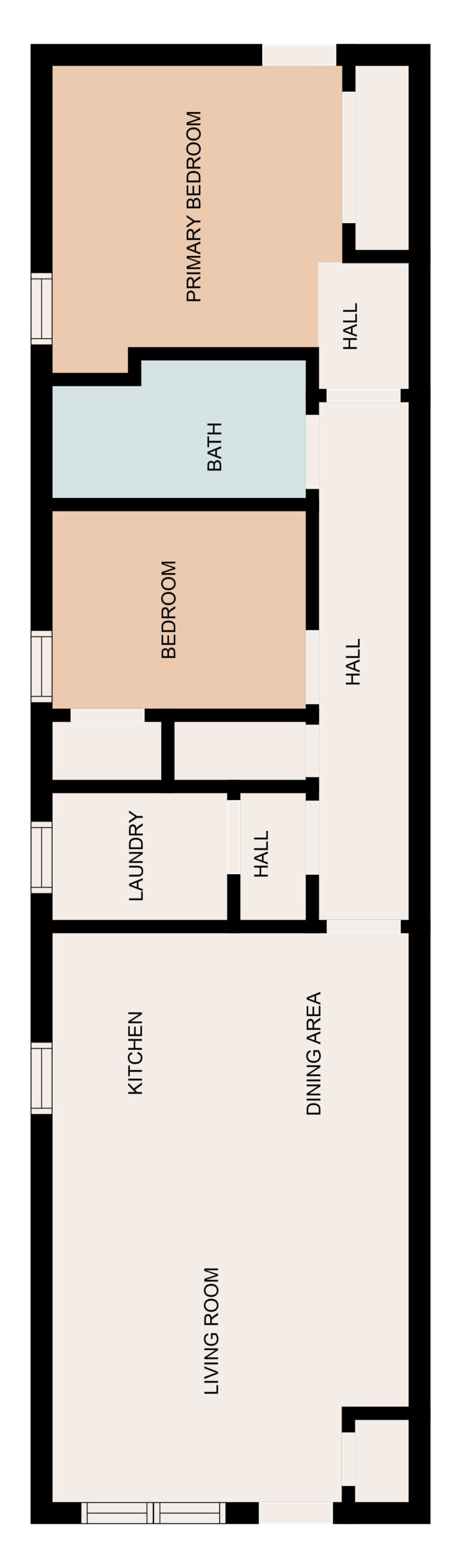 Plan E-The Bradford of Mustang OK-2bd-apt-crpd